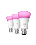 Philips Hue LED A60 B22 Light Bulb | Smart RGBW | 3 Pack